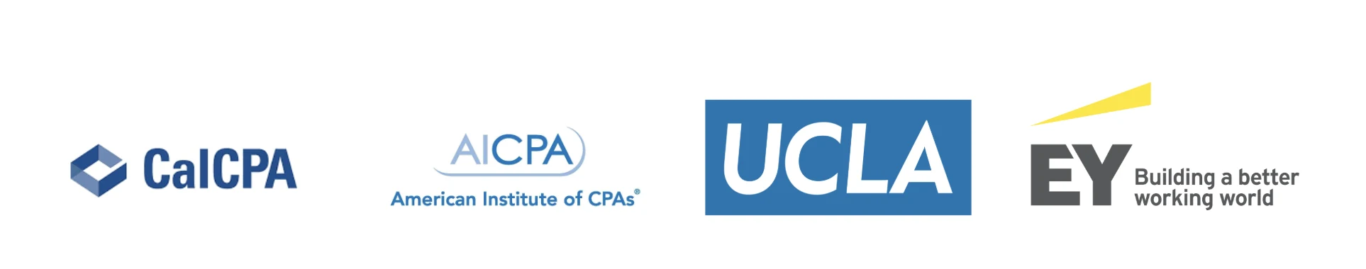 CalCPA, American Institute of CPAs, UCLA, and EY